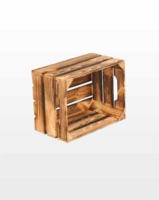 Crate With Handles Burned 40x30x23 - Image 2