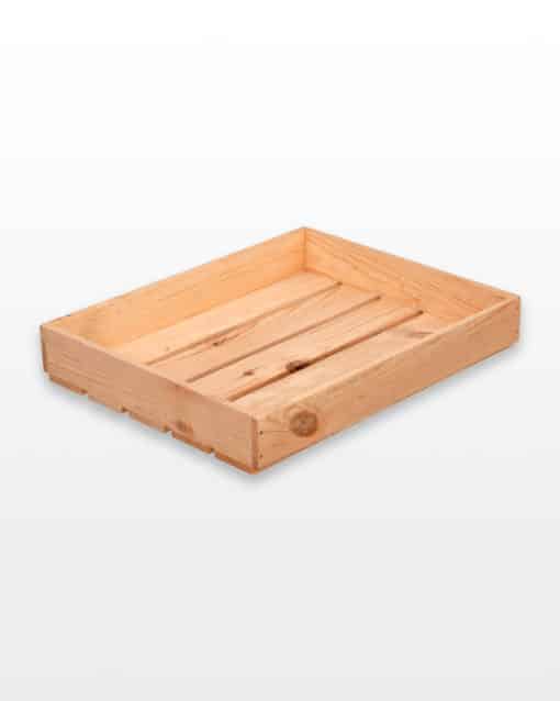 wooden tray natural 50x40x8