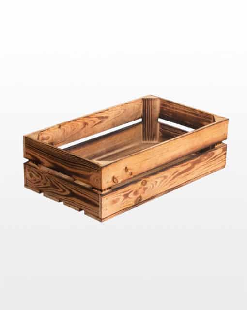 Wooden Зlaned Сrate 50x30x15 - Image 3