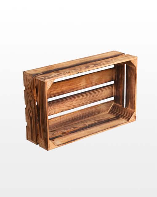 Wooden Зlaned Сrate 50x30x15 - Image 4