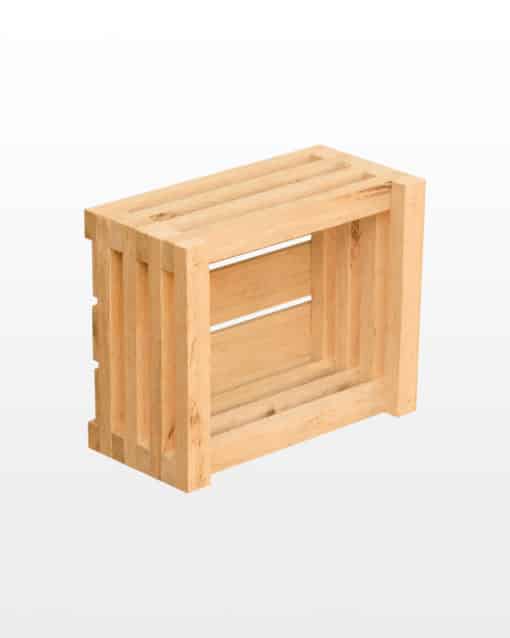 Ящик деревянный 25x20x11 дубовый реечный — изображение 2