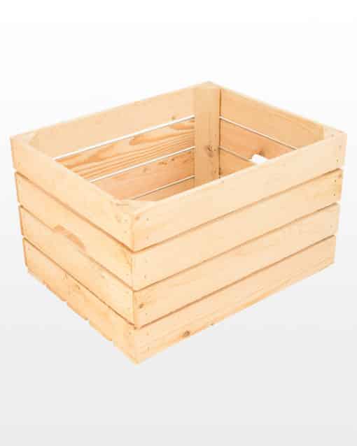 Wooden Crate With Handles 50x40x30
