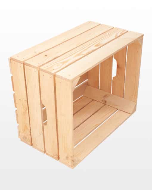 Wooden Crate With Handles 50x40x30 - Image 2
