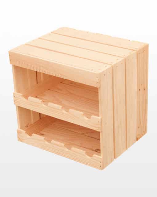 Ящик винный стеллажный 2x4