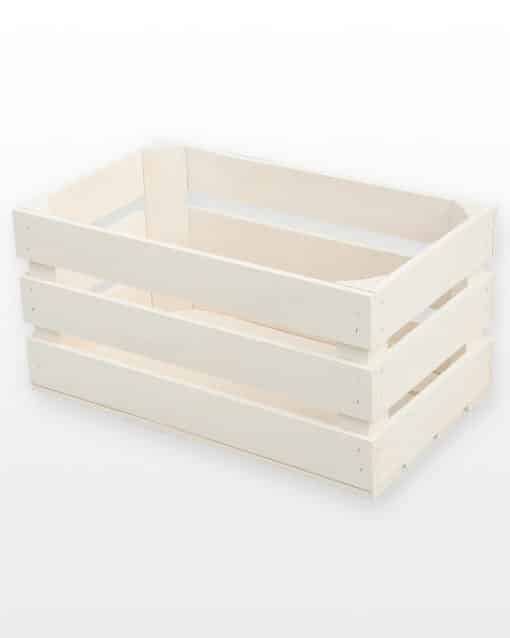 Ящик белый строганный 50x40x25