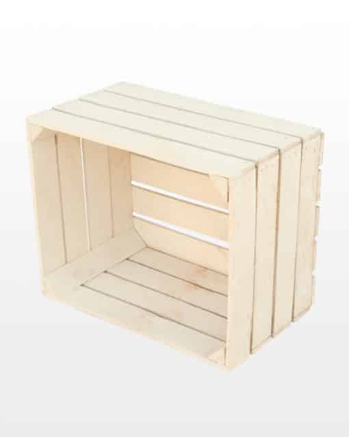 Ящик белый искусственно состаренный 50x40x30 польский кубик - Зображення 2