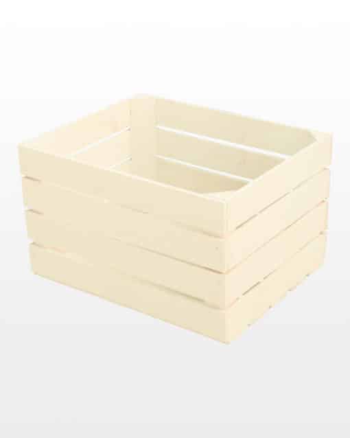 Ящик белый 50x40x30 польский кубик
